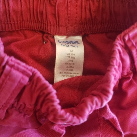 🔥4/15🔥 Gymboree Insulated Pants Size 6-12 Months Elastic waist Lounge Pants - Picture 2 of 3